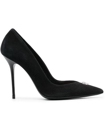 Philipp Plein Escarpins à ornements 100 mm - Noir