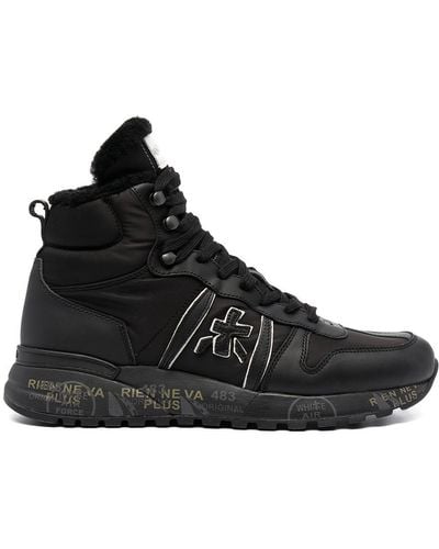 Premiata 'Jeff 5076' High-Top-Sneakers - Schwarz