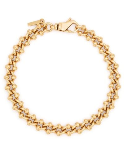 Emanuele Bicocchi Knot-detail Gold-plated Chain Bracelet - Metallic