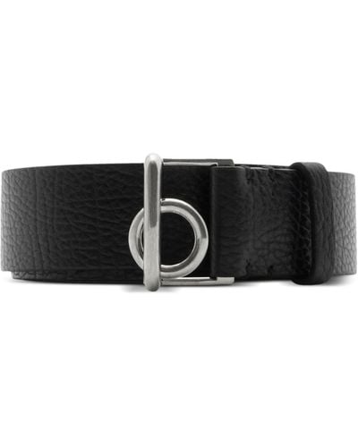 Burberry Rocking Horse Leather Belt - Black