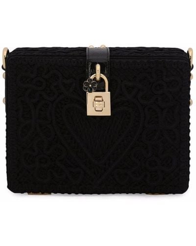 Dolce & Gabbana Dolce Box Tas Met Handgreep - Zwart