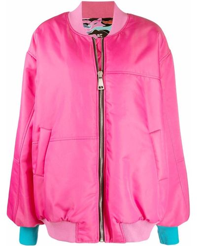 Khrisjoy Oversized Padded Jacket - Pink
