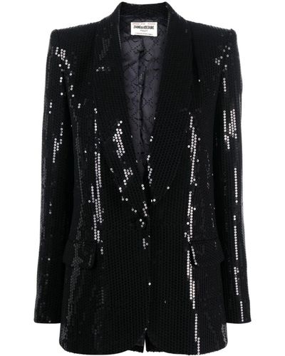 Zadig & Voltaire Blazer con paillettes - Nero