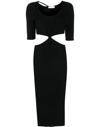 Jonathan Simkhai Colette Cut-out Midi Dress - Black