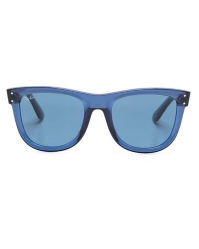 Ray-Ban Wayfarer Reverse Square-frame Sunglasses - Blue