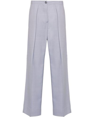 Acne Studios Wide-leg Tailored Pants - White