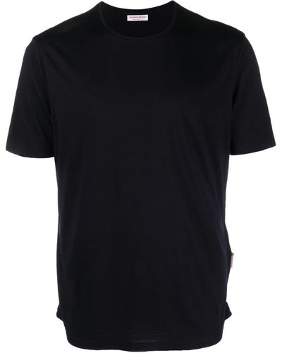 Orlebar Brown T-shirt Van Merinowol - Zwart