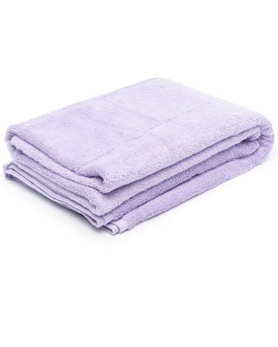Tekla Asciugamano con applicazione - Viola