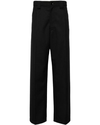 Lemaire Mid-rise Tailored Trousers - Black