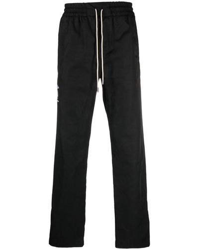 Just Don Pantalon de jogging à logo brodé - Noir