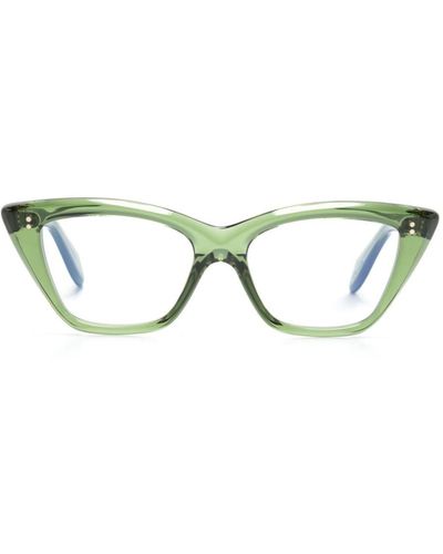 Cutler and Gross Gafas 9241 con montura cat eye - Verde