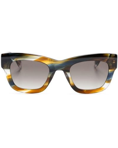 Gigi Studios Gafas de sol Alfa con montura cuadrada - Marrón