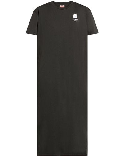 KENZO Boke Flower Cotton T-shirt Dress - Black