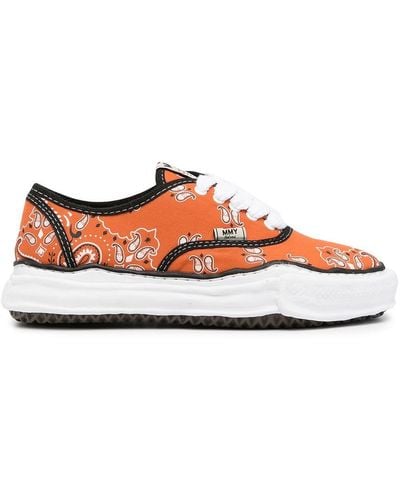 Maison Mihara Yasuhiro Peterson Og Sole Bandana Sneakers - Oranje
