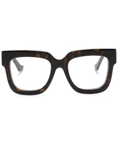 Gucci GG1549O スクエア眼鏡フレーム - ブラック