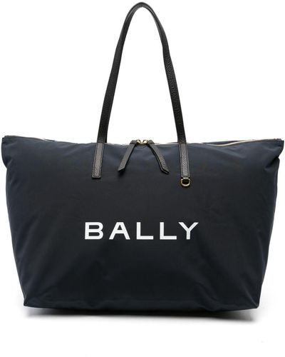 Bally Foldable Logo-print Tote Bag - Black