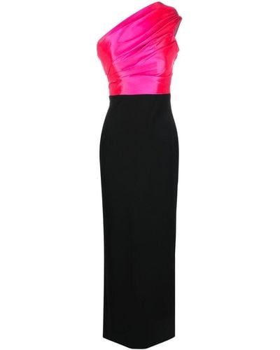 Solace London Asymmetrische Maxi-jurk - Meerkleurig