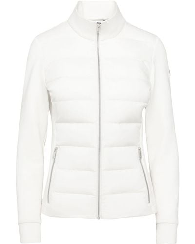 Moose Knuckles Naomi High-neck Puffer Jacket - White