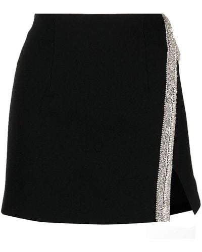 Rachel Gilbert Lukas Crystal-embellished Skirt - Black