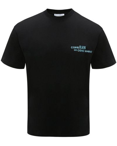 JW Anderson T-shirt con stampa - Nero