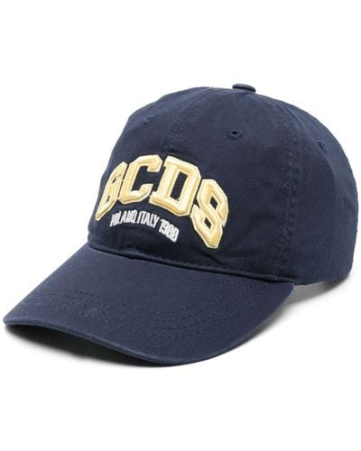 Gcds Logo-embroidered Baseball Cap - Blue
