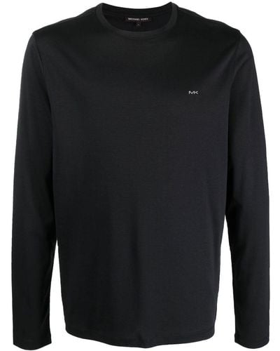 MICHAEL Michael Kors Logo-print Cotton Sweatshirt - Black
