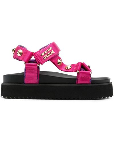 Versace Touch-strap Sandals - Pink