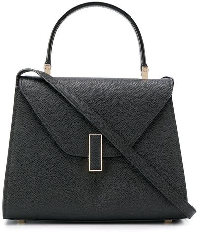 Valextra Iside Petite Tote - Black