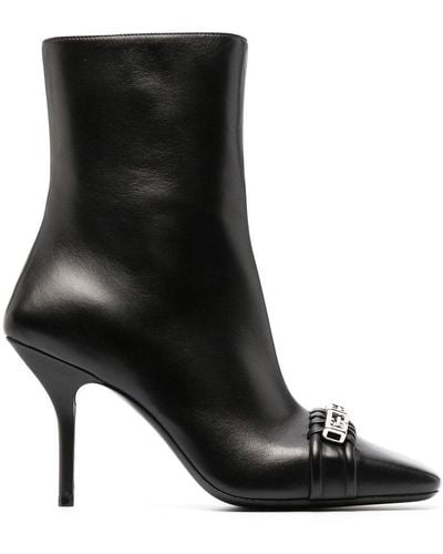 Givenchy G-strap 105mm Ankle Boots - Black