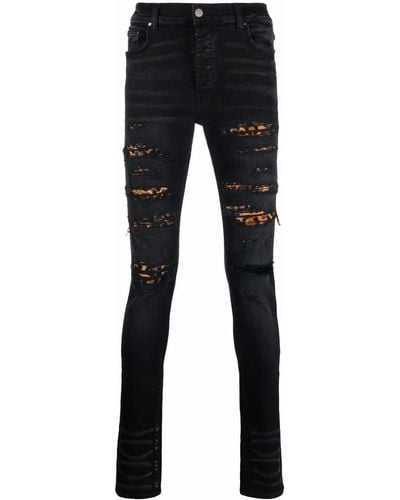 Amiri Mx1 Mid-rise Skinny Jeans - Black