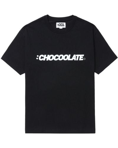 Chocoolate T-shirt Met Logoprint - Zwart