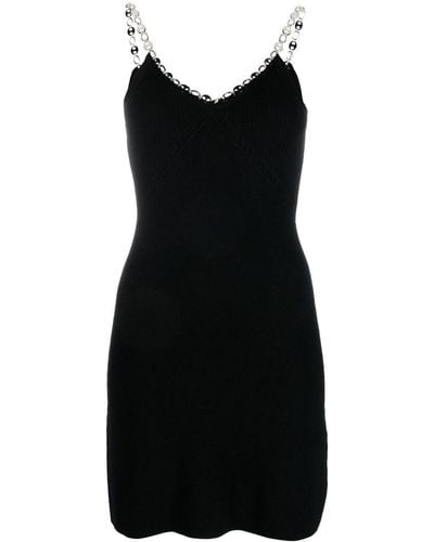 Rabanne Chain-straps Mini Dress - Black
