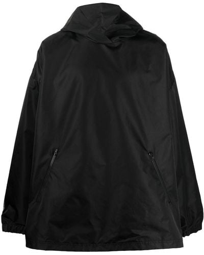 Balenciaga Regenjacke zum Überziehen - Schwarz
