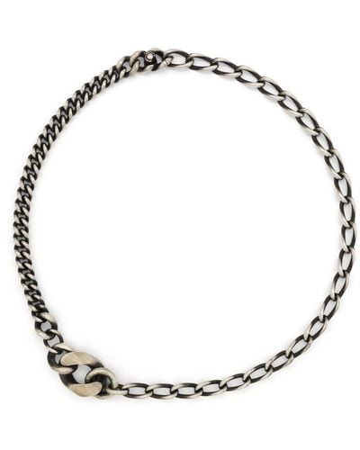 Werkstatt:münchen Chain-link Necklace - Metallic