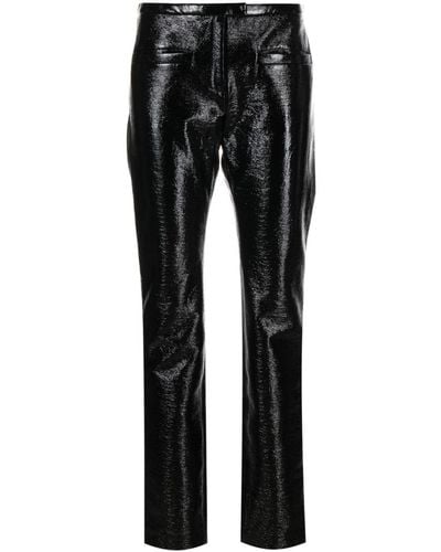 Courreges Pantalones Tube - Negro