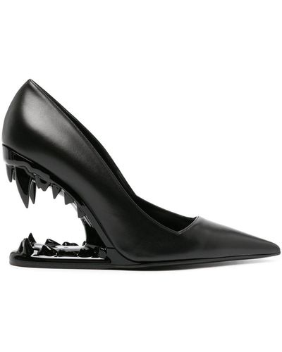 Gcds Morso 110mm Leather Court Shoes - Black