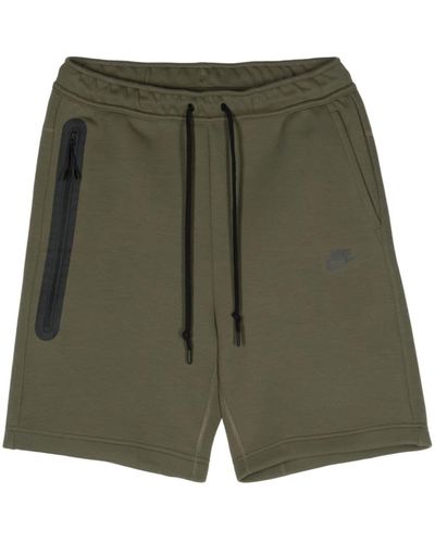 Nike Pantalones cortos de deporte con logo Swoosh - Verde