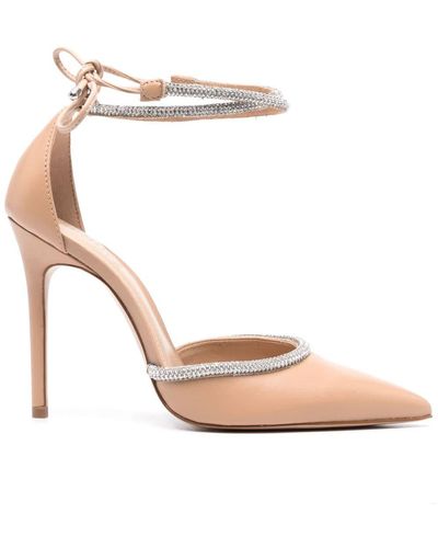 SCHUTZ SHOES Carley Weekend 110mm Leather Pumps - Pink