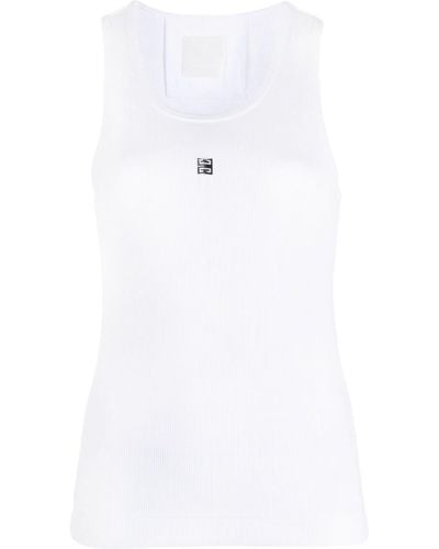 Givenchy Top con placa del logo 4G - Blanco