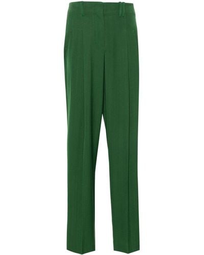 Jacquemus Le Titolo Pleat-detail High-waist Pants - Green