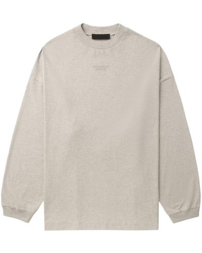 Fear Of God Logo-embossed Jersey Sweatshirt - White