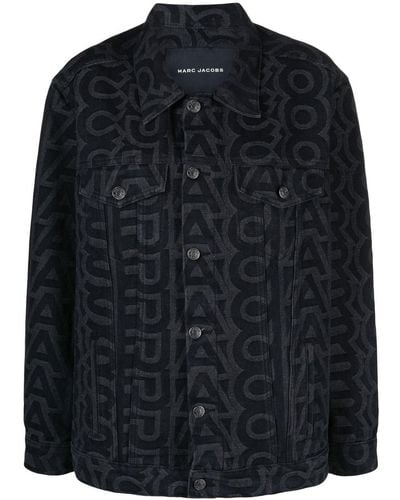 Marc Jacobs The Monogram Denim Jacket - Black