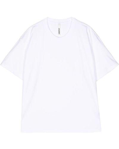 Attachment T-Shirt mit Rundhalsausschnitt - Weiß
