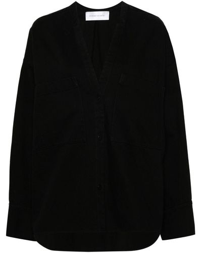 Christian Wijnants Tashvid Denim Shirt - Black