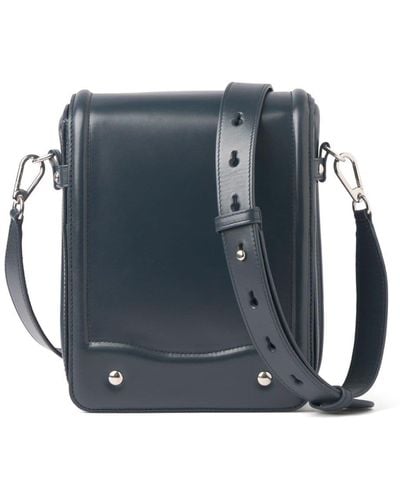 Lemaire Ransel Leather Crossbody Bag - Blue