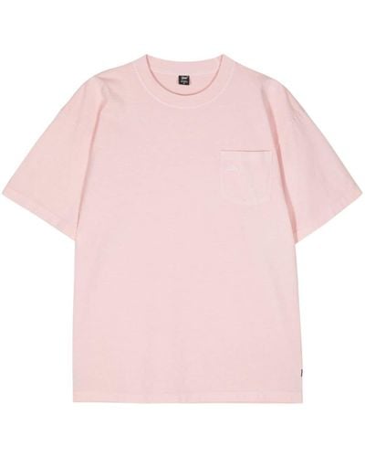 PATTA Camiseta con bolsillo de parche - Rosa