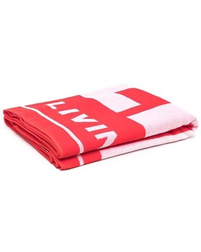 DIESEL Bmt-helleri Logo-print Beach Towel - Pink