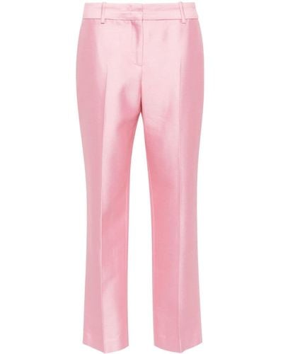 Ermanno Scervino Tapered Tailored Trousers - Pink