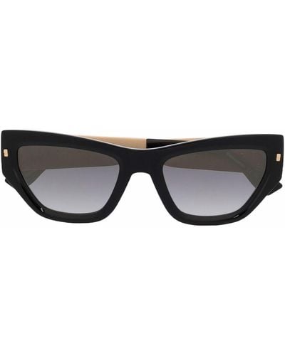 DSquared² Gafas de sol Hype con placa del logo - Negro