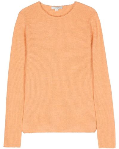 Vince Waffle-knit Sweater - Orange